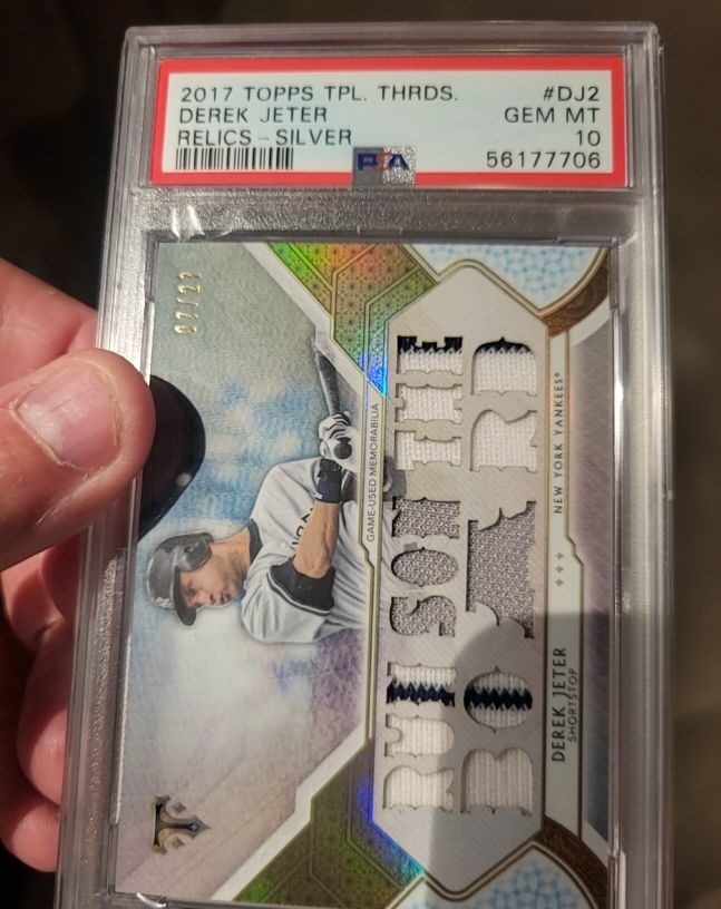 2017 Topps Triple Threads #DJ2 Derek Jeter — front