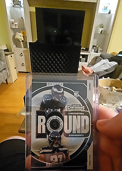 2024 Panini Contenders Football Round 1 Dunyon Mitchell / Byron Murphy II — front