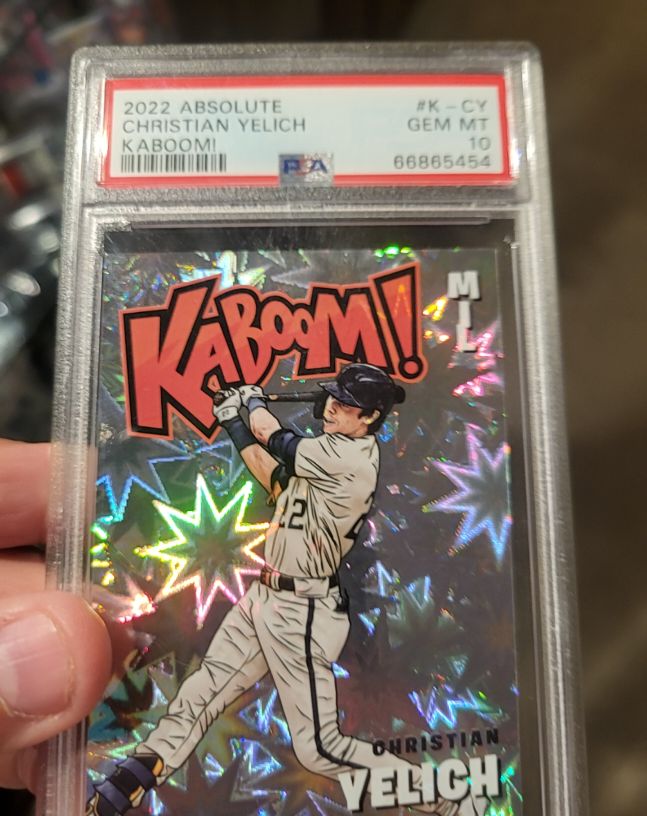 2022 Panini Absolute Kaboom! #K-CY Christian Yelich — front