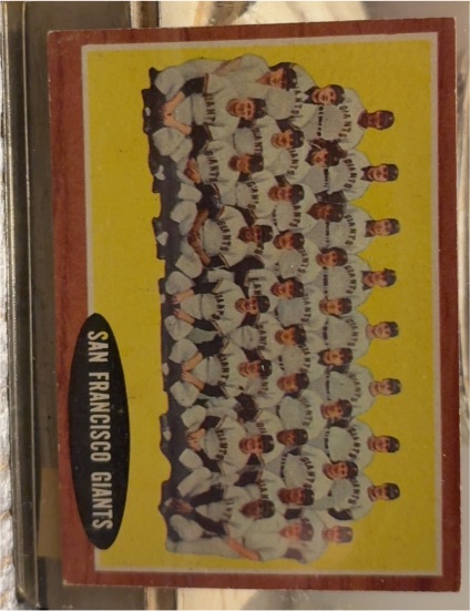 1962 Topps #226 San Francisco Giants — front