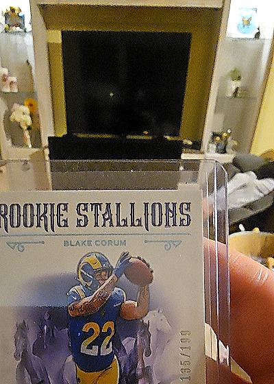 2024 Panini Contenders #21 Blake Corum Rookie Stallions — front