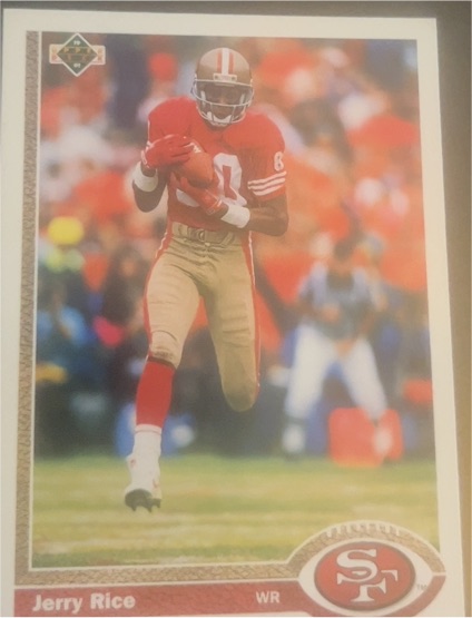 1991 Upper Deck #57 Jerry Rice — front