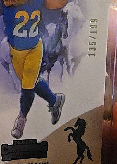 2024 Panini Contenders #21 Blake Corum Rookie Stallions — front