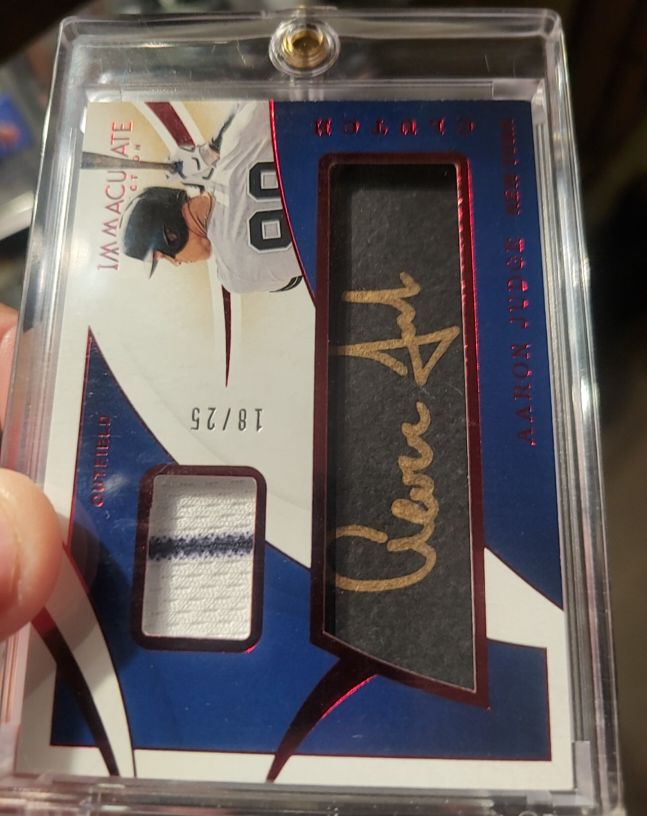 2020 Panini Immaculate Collection #18 Aaron Judge — front