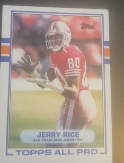 1989 Topps #7 Jerry Rice — front