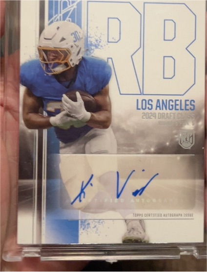 2024 Topps Signature Class #RCA-KV Kimani Vidal — front