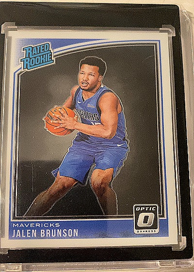 2018-19 Donruss Optic #179 Jalen Brunson Rated Rookie RC — front