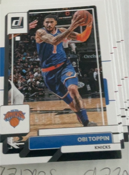 2022-23 Donruss #12 Obi Toppin — front