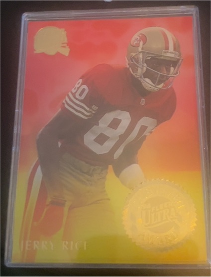 1994 Fleer Ultra Achievement Award #5 Jerry Rice — front