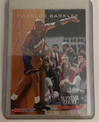 1993-94 NBA Hoops Supreme Court #SC1 Charles Barkley — front