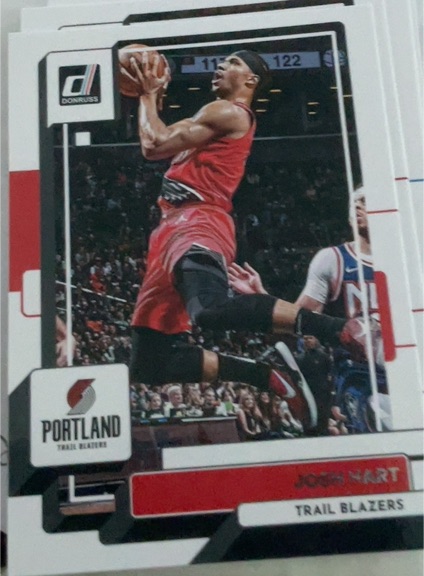 2022 Panini Donruss #109 Josh Hart Portland Trail Blazers — front