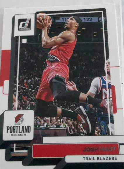 2022-23 Donruss #109 Josh Hart Portland Trail Blazers — front