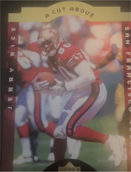 1996 Upper Deck A Cut Above #10 Jerry Rice — front