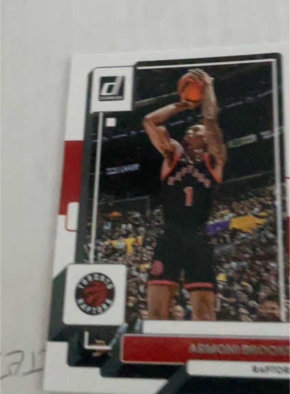 2022-23 Donruss #27 Armoni Brooks Toronto Raptors — front
