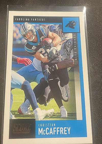 2020 Panini Score #261 Christian McCaffrey — front