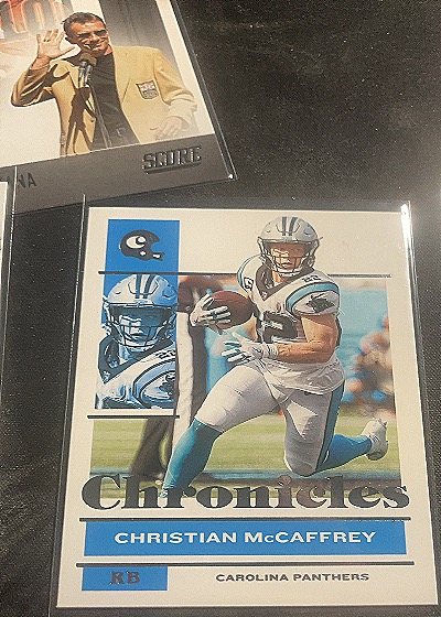 2021 Panini Chronicles Christian McCaffrey — front