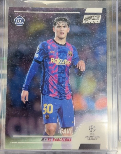 2021-22 Topps Stadium Club Chrome UEFA Champions League #31 Gavi — front