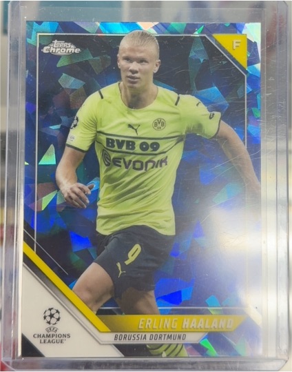 2021-22 Topps Chrome UEFA Champions League #200 Erling Haaland — front