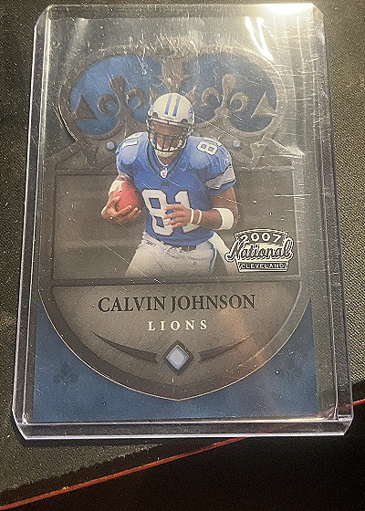 2007 Donruss Playoff National Convention #2 Calvin Johnson — front