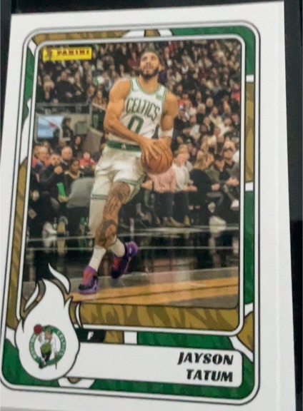 2024-25 Panini NBA Sticker & Card Collection #265 Jayson Tatum — front