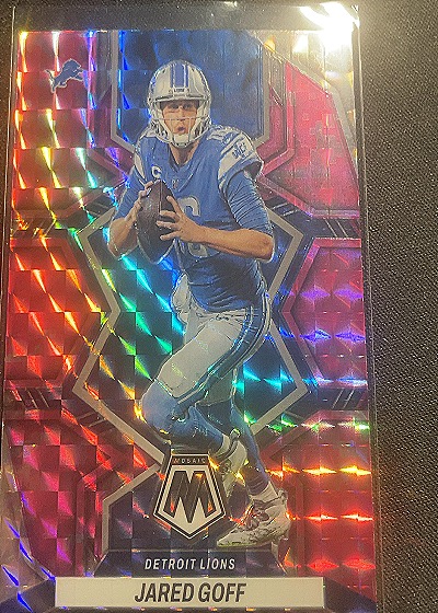 2024 Panini Mosaic Silver Prizm #71 Jared Goff — front