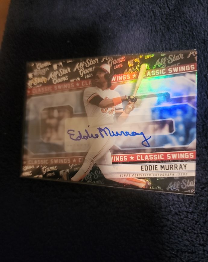 2025 Topps All Star Game Classic Swings Eddie Murray Autograph — front