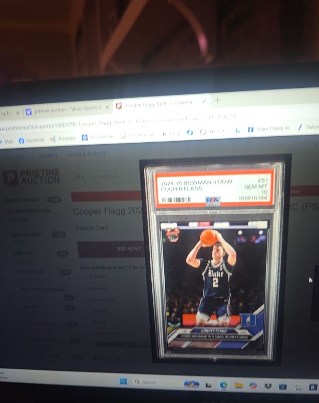 2024-25 Bowman U Now #51 Cooper Flagg — front
