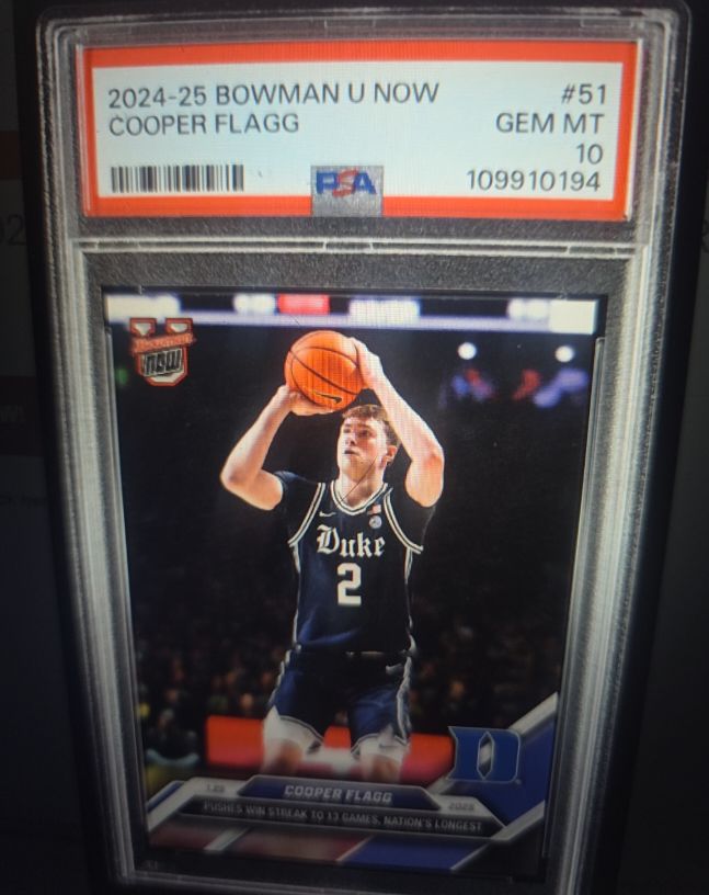 2024-25 Bowman U Now #51 Cooper Flagg — front