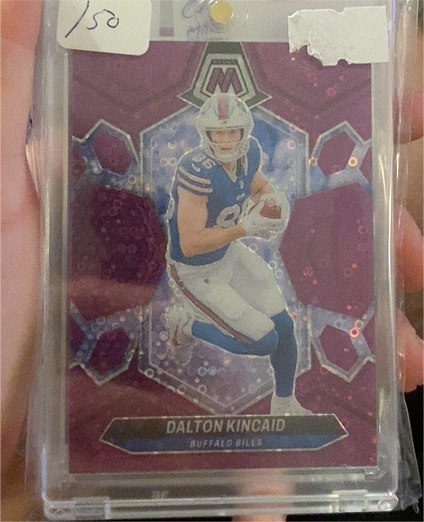 2024 Panini Mosaic No Huddle #25 Dalton Kincaid — front
