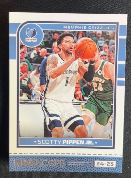 2024-25 Panini NBA Hoops #20 Scotty Pippen Jr. — front
