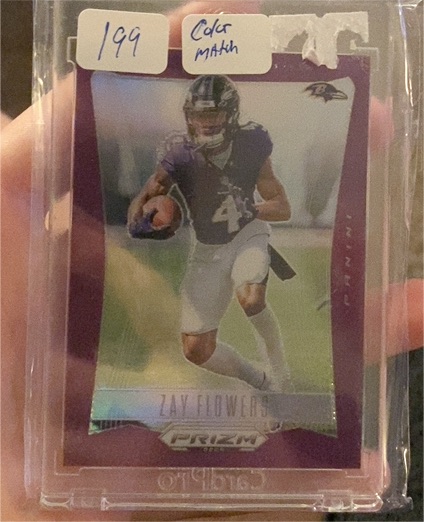 2024 Panini Prizm Deca #D750 Zay Flowers — front