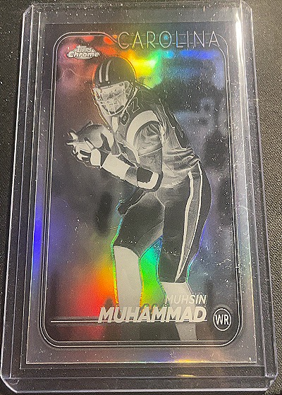 2024 Topps Chrome Muhsin Muhammad Carolina Panthers — front