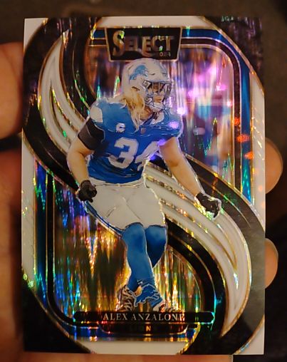 2024 Panini Select #104 Alex Anzalone Detroit Lions — front