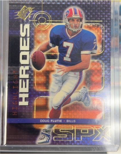1999 Upper Deck SPx #H2 Doug Flutie Highlight Heroes — front