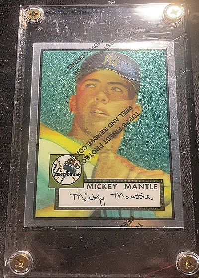 1996 Topps Finest #2 Mickey Mantle — front