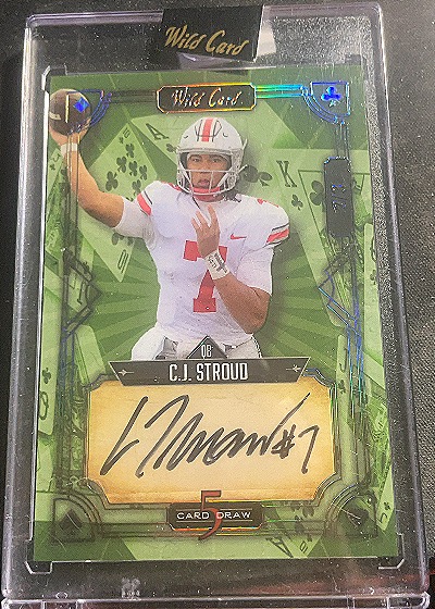 2023 Wild Card 5 Card Draw #5CDCL-07 C.J. Stroud — front