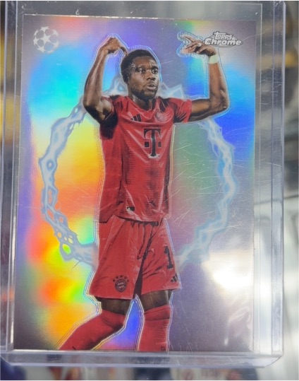 2024-25 Topps Chrome UEFA Club Competitions #CP-6 Alphonso Davies — front