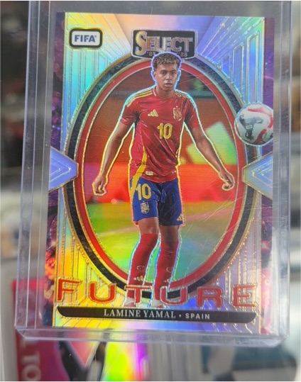 2024-25 Panini Select FIFA #2 Lamine Yamal Future Silver Prizm — front