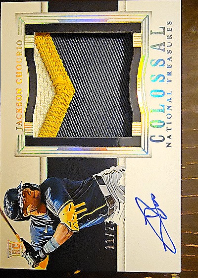 2023 Panini National Treasures Colossal #1 Jackson Chourio — front