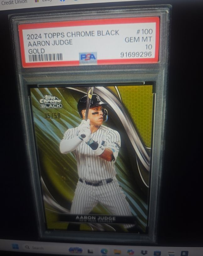 2024 Topps Chrome Black #100 Aaron Judge — front