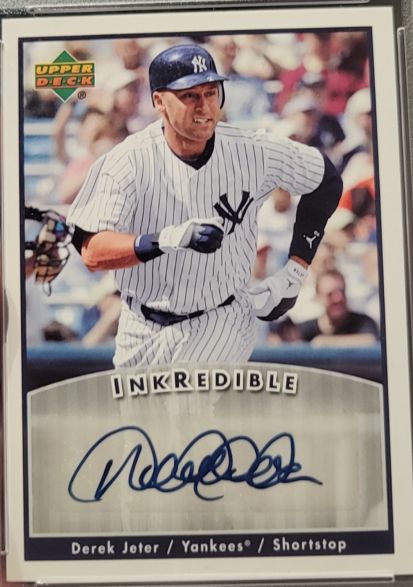 2006 Upper Deck INKredible #ZM Derek Jeter — front