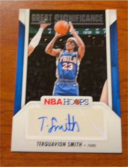 2024-25 Panini NBA Hoops Great Significance #GS-TSP Terquavion Smith — front