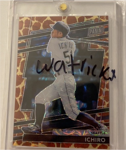 2024 Panini The National VIP Ichiro Hyper Prizm Seattle — front
