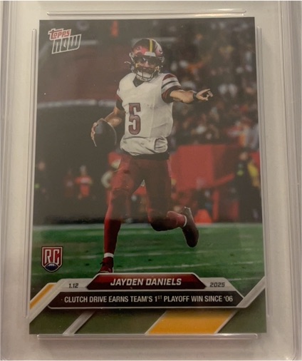 2024 Topps Now #22 Jayden Daniels — front