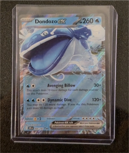 2023 Pokémon Dondozo ex #66/182 Destined Rivals — front