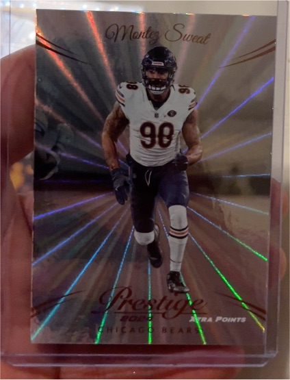 2024 Panini Prestige #54 Montez Sweat Diamond Xtra Points — front