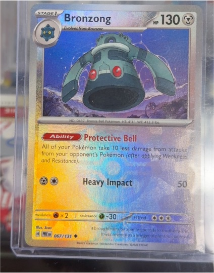 2025 Pokémon SV: Prismatic Evolutions #067 Bronzong — front