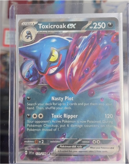 2023 Pokémon TCG Scarlet & Violet #131 Toxicroak ex — front