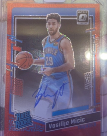 2023-24 Panini Donruss Optic #208 Vasilije Micic — front