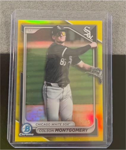 2024 Bowman Chrome Prospects #BCP-231 Colson Montgomery — front